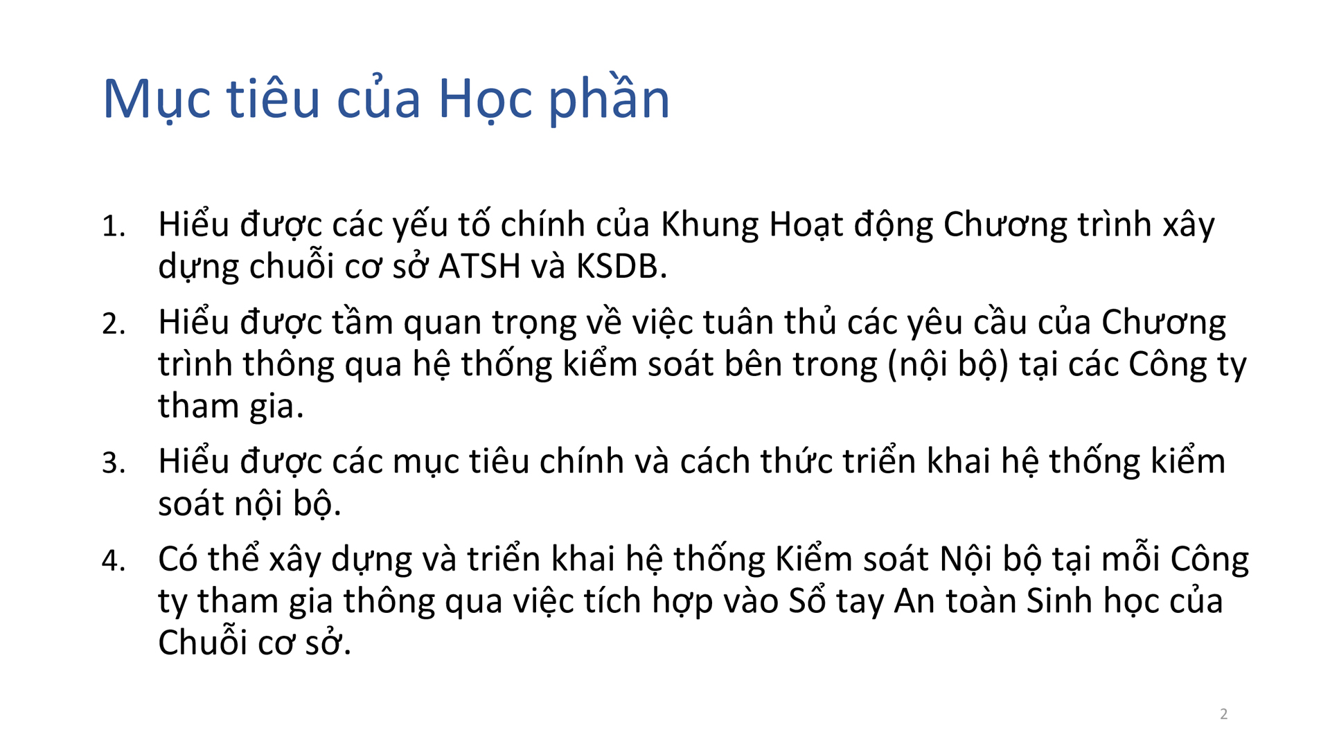 Học phần 12: Kiểm soát bên trong nội bộ-27