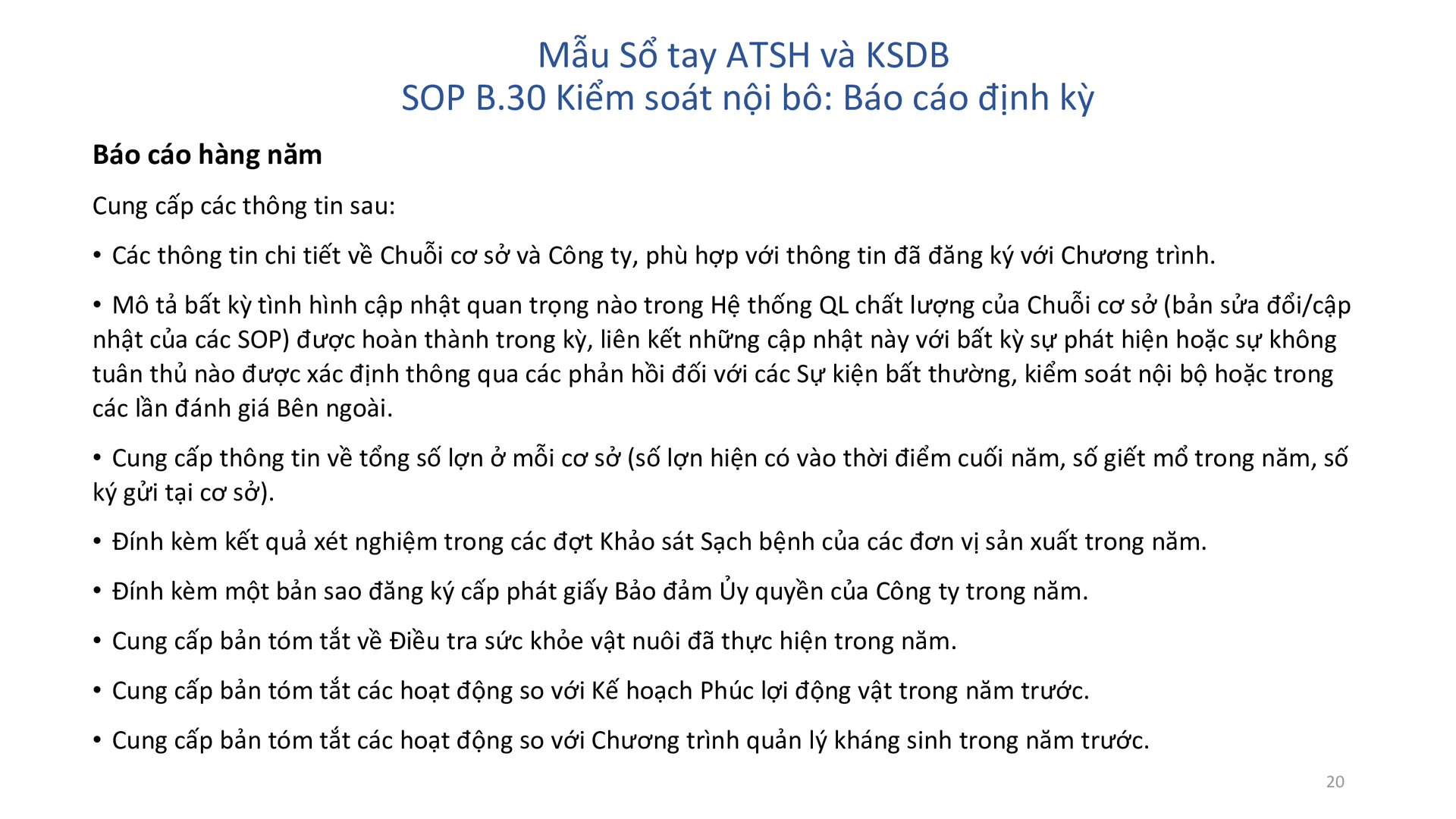 Học phần 12: Kiểm soát bên trong nội bộ-45