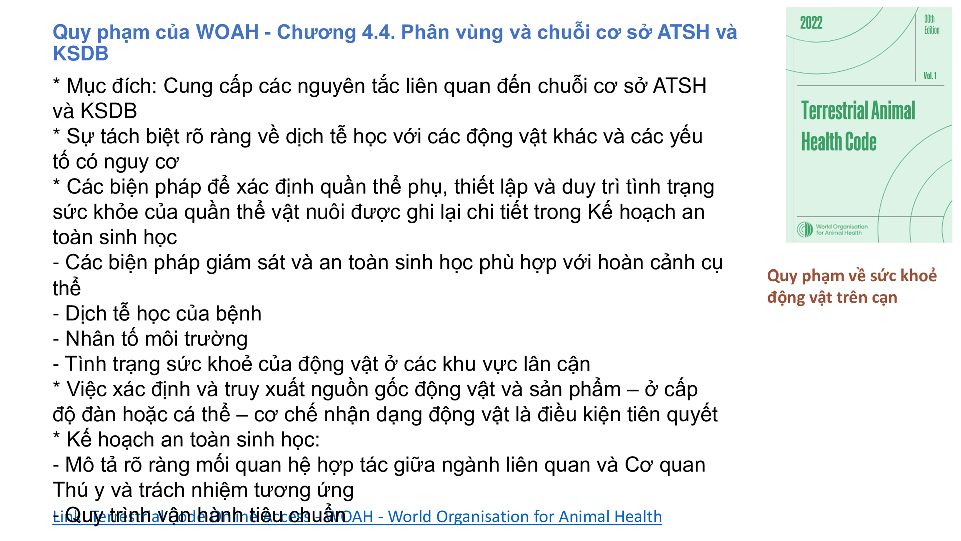 Học phần 2: Tiêu chuẩn quốc tế về chuỗi cơ sở ATSH và KSDB (compartment)-87