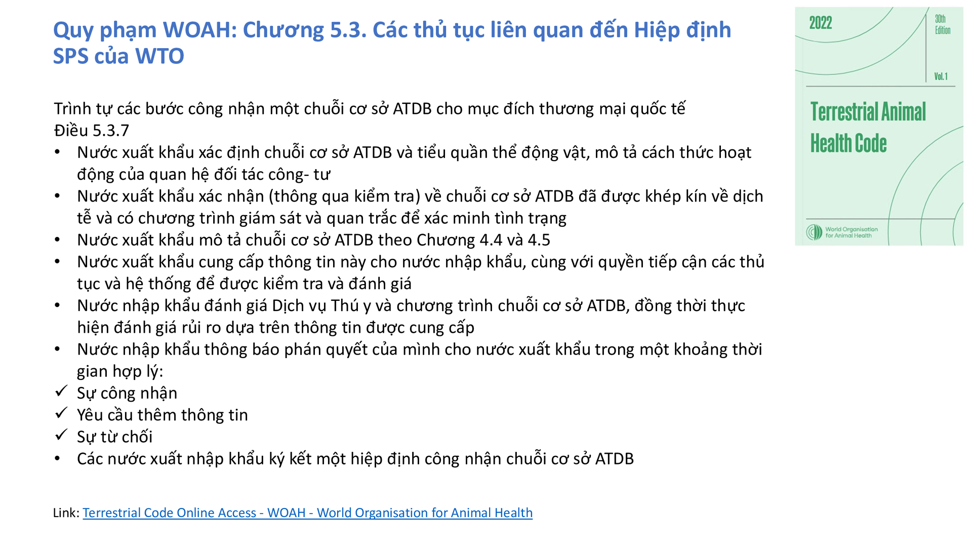 Học phần 2: Tiêu chuẩn quốc tế về chuỗi cơ sở ATSH và KSDB (compartment)-108