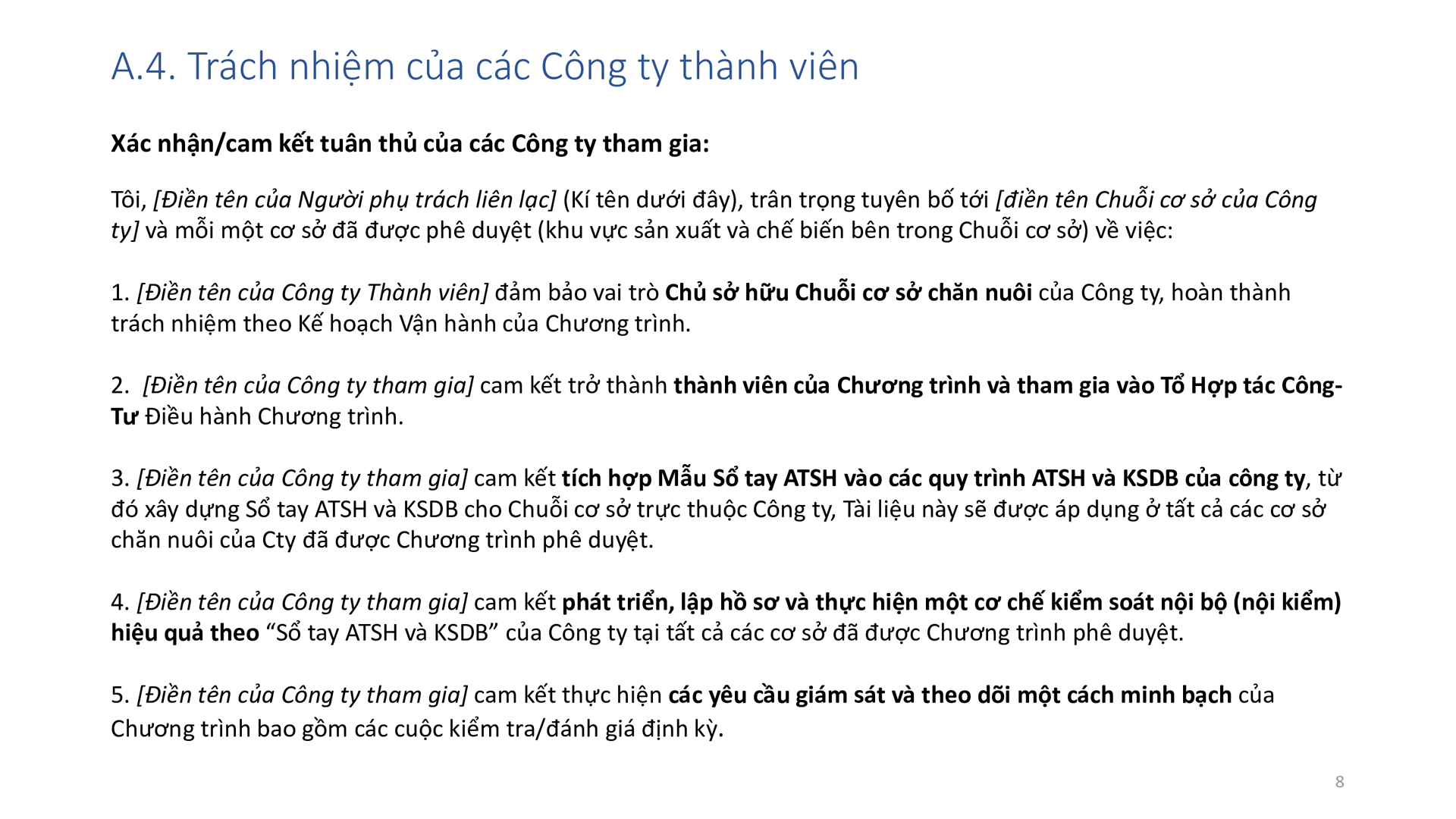 Học phần 3: Các yếu tố chính của Chương trình-120