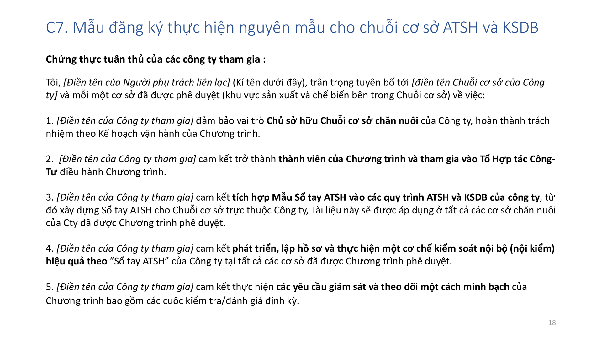 Học phần 3: Các yếu tố chính của Chương trình-130