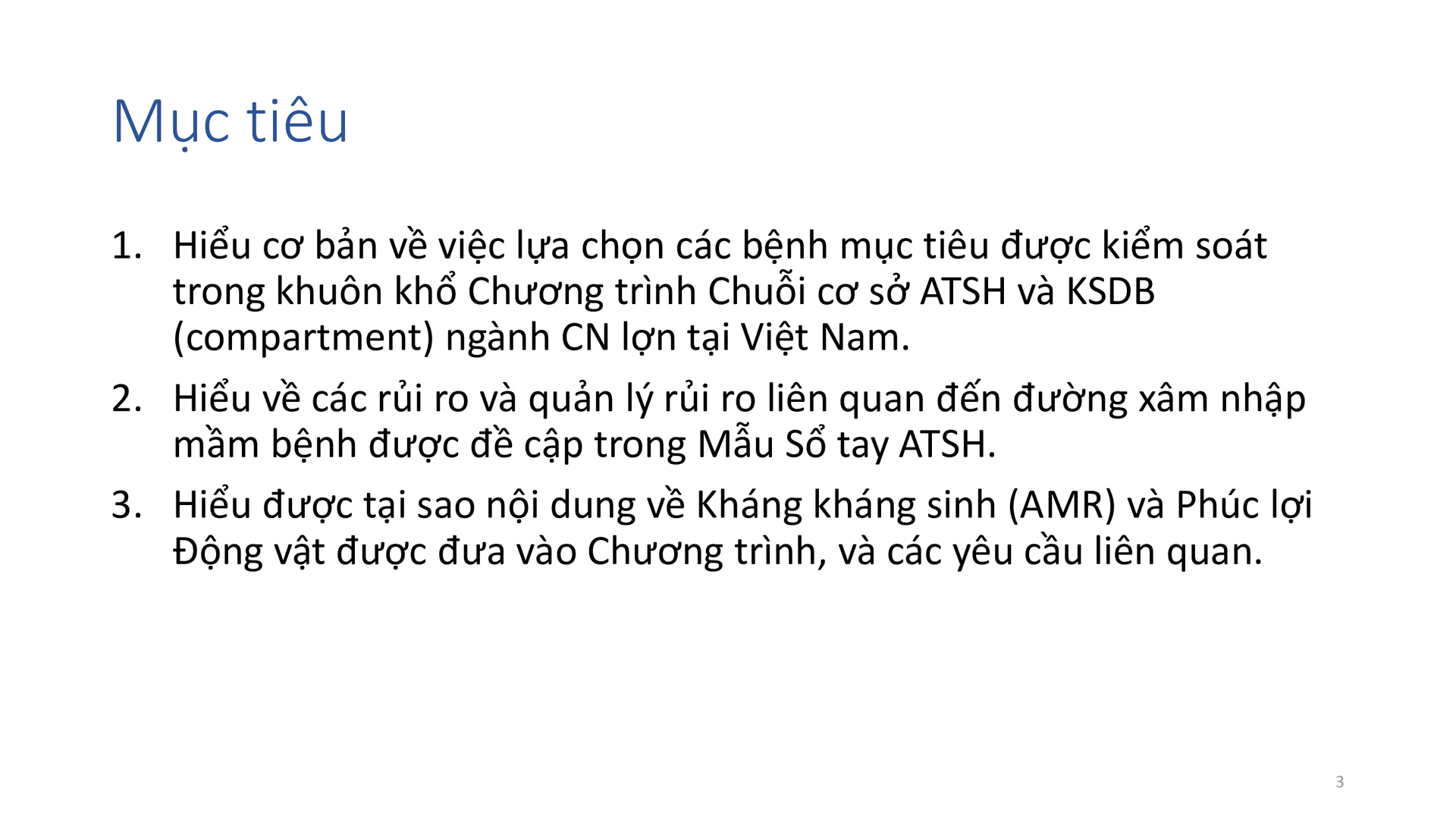 Học phần 4: Dịch bệnh, mối nguy, đường xâm nhập  và các chương trình kiểm soát-140