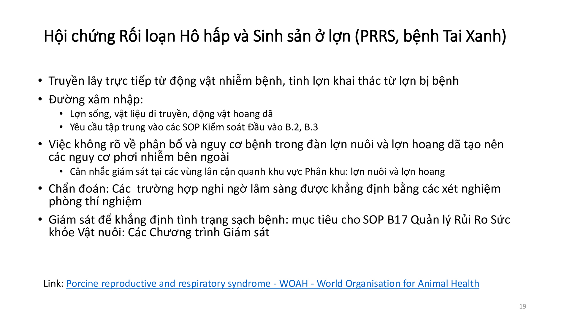 Học phần 4: Dịch bệnh, mối nguy, đường xâm nhập  và các chương trình kiểm soát-156