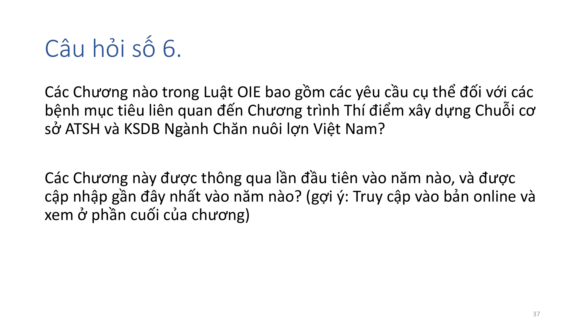 Học phần 2: Tiêu chuẩn quốc tế về chuỗi cơ sở ATSH và KSDB (compartment)-480