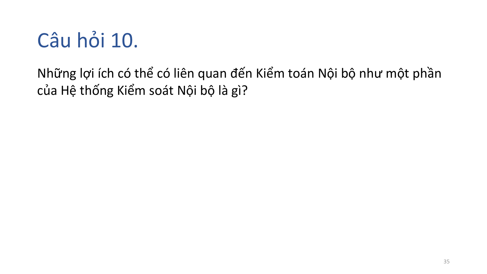 Học phần 12: Kiểm soát bên trong nội bộ-504